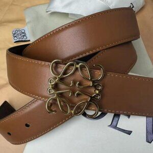 Loewe Cinta Vintage 90 Reversible Belt - With Box & Dust Bag